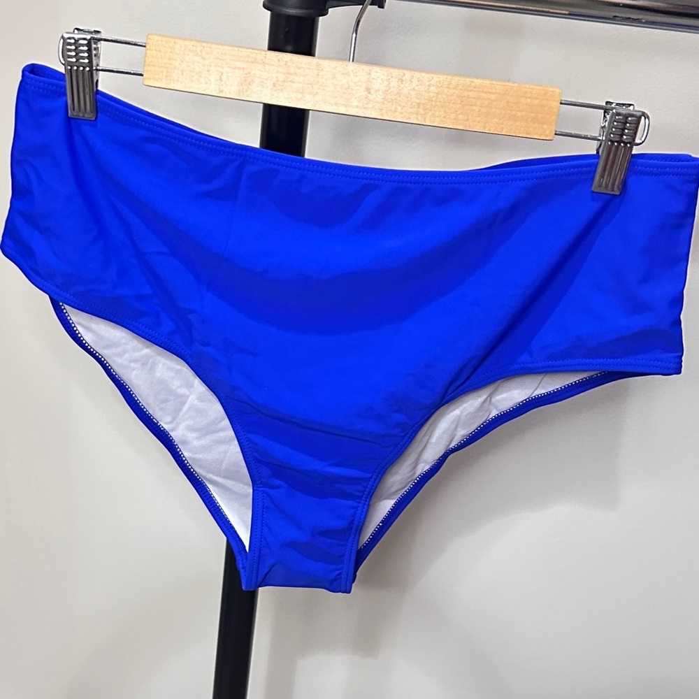 Blue Women's Classic Swim Bikini Bottom Size XL
